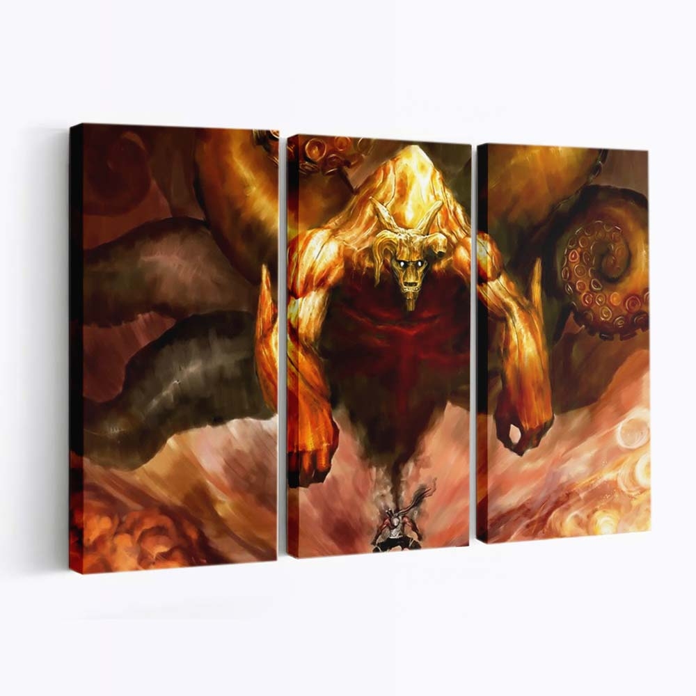 Naruto Shippuuden Poster – Die Kraft Der Freundschaft - Anime Wandbild - Leinwandbild animenaruto shippuuden 0003