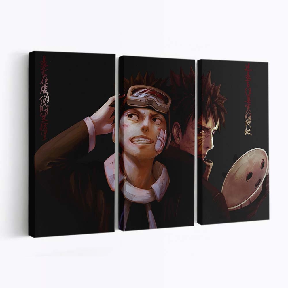 Naruto Shippuuden Epische Kunst – Mut Ohne Grenzen - Anime Wandbild - Leinwandbild animenaruto shippuuden 0013