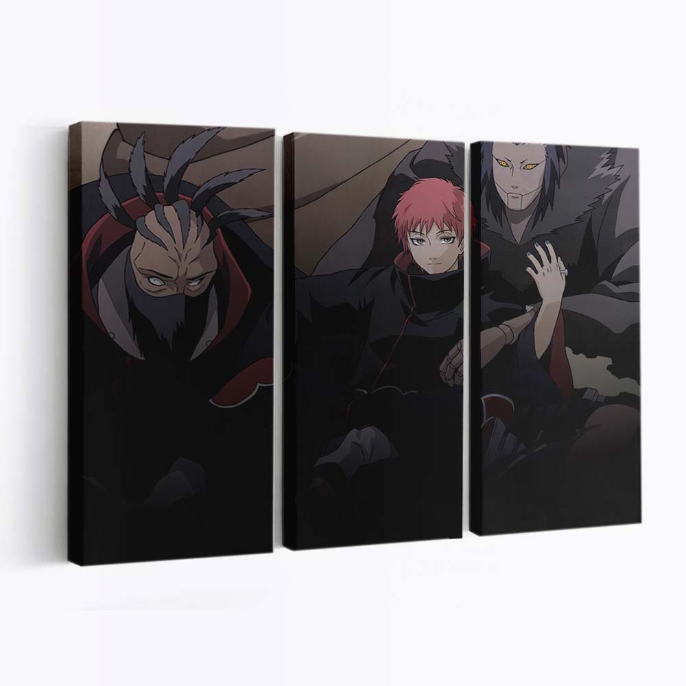 Anime Naruto Shippuuden Akatsuki Demon Puppets Sasori - Anime Wandbild - Leinwandbild animenaruto shippuudenakatsukidemonpuppetssasori