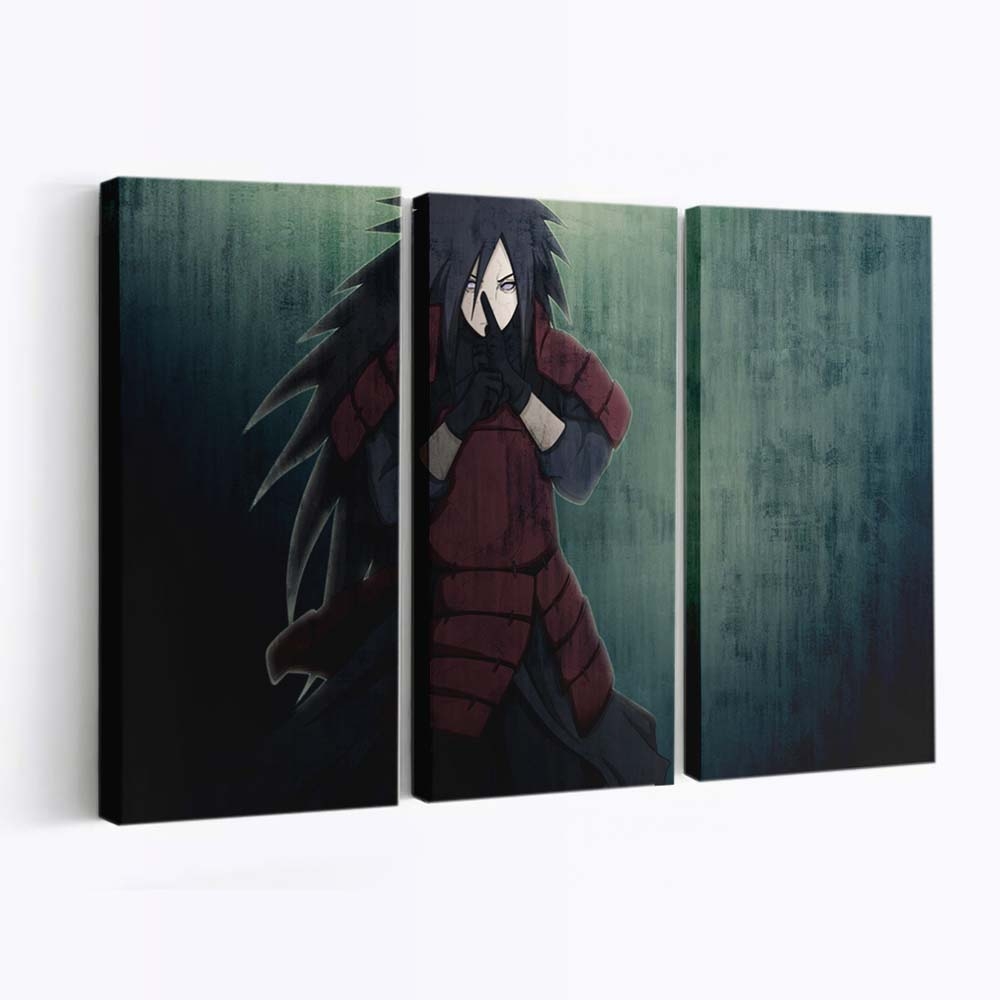 Anime Naruto Shippuuden Anime Girls Uchiha Madara Rinnegan Darkness - Anime Wandbild - Leinwandbild animenaruto shippuudenanime girlsuchiha madararinnegandarkness