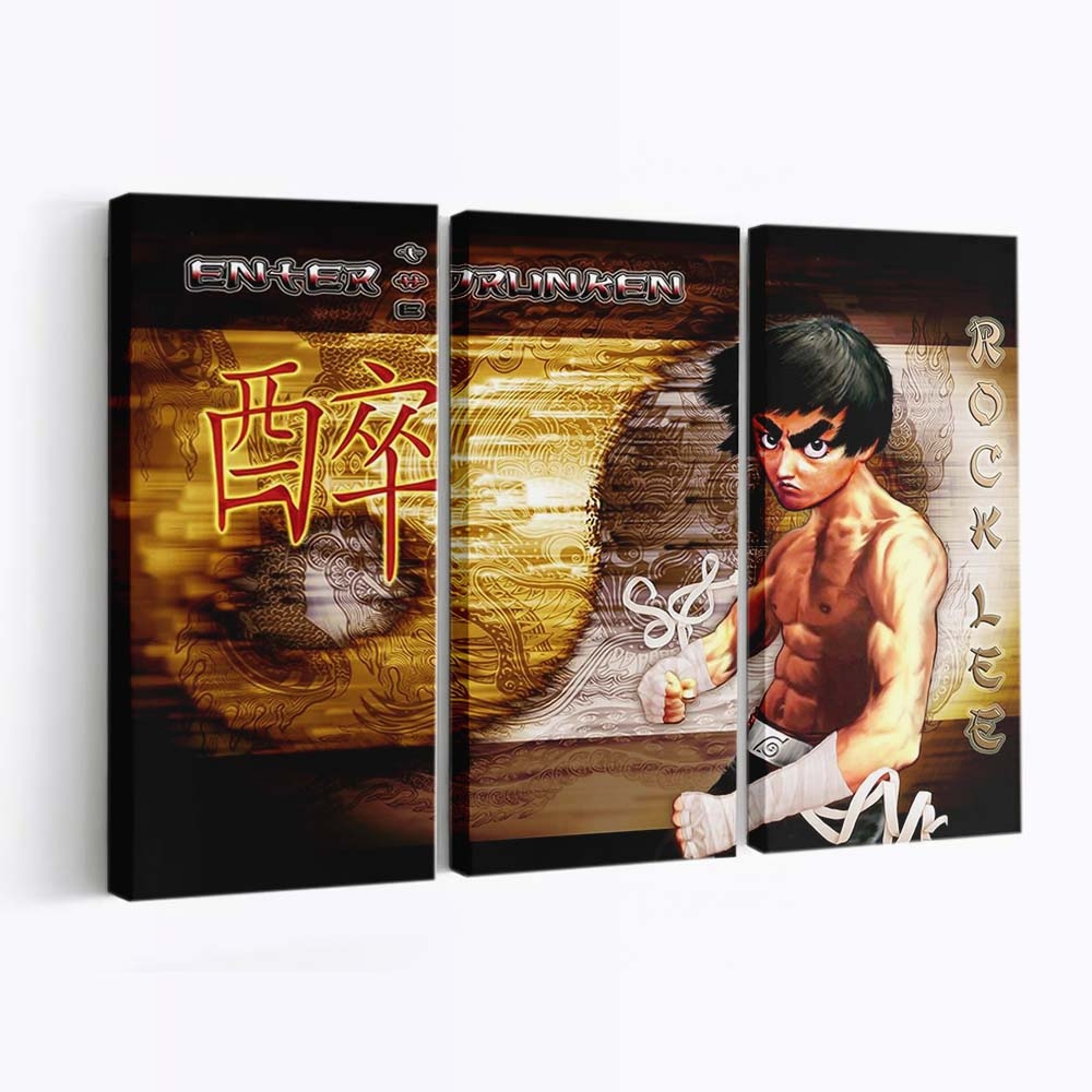 Anime Naruto Shippuuden Comics Poster Rock Lee - Anime Wandbild - Leinwandbild animenaruto shippuudencomicsposterrock leescreenshot