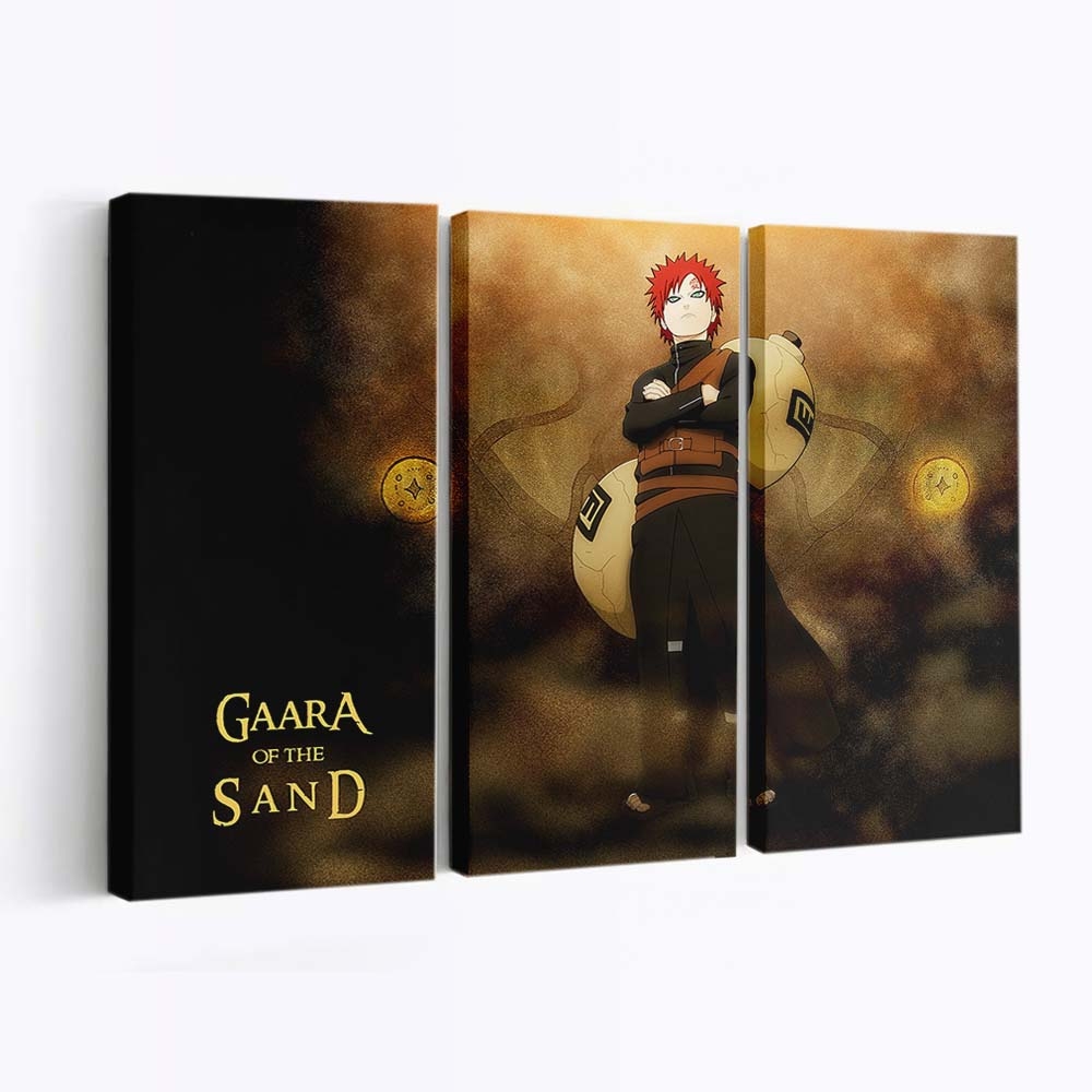 Anime Naruto Shippuuden Manga Gaara Poster - Anime Wandbild - Leinwandbild animenaruto shippuudenscreenshotmangagaaraposter
