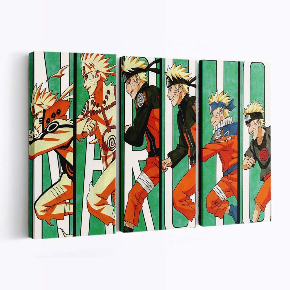 Anime Naruto Shippuuden Uzumaki Naruto Manga Cartoon - Anime Wandbild - Leinwandbild animenaruto shippuudenuzumaki narutoillustrationmangacartoon