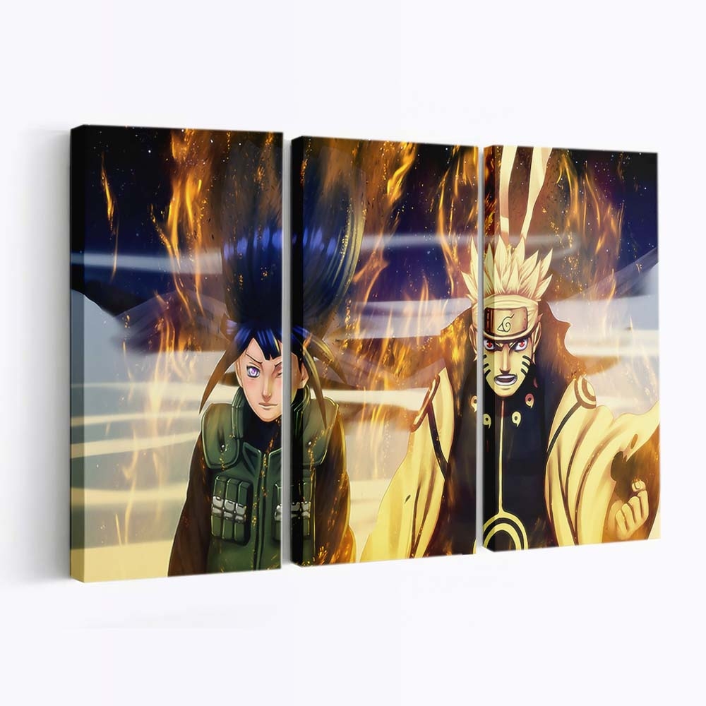 Anime Naruto Shippuuden Uzumaki Naruto Hyuuga Hinata - Anime Wandbild - Leinwandbild animenaruto shippuudenuzumaki narutoscreenshotcomputer wallpaperhyuuga hinata