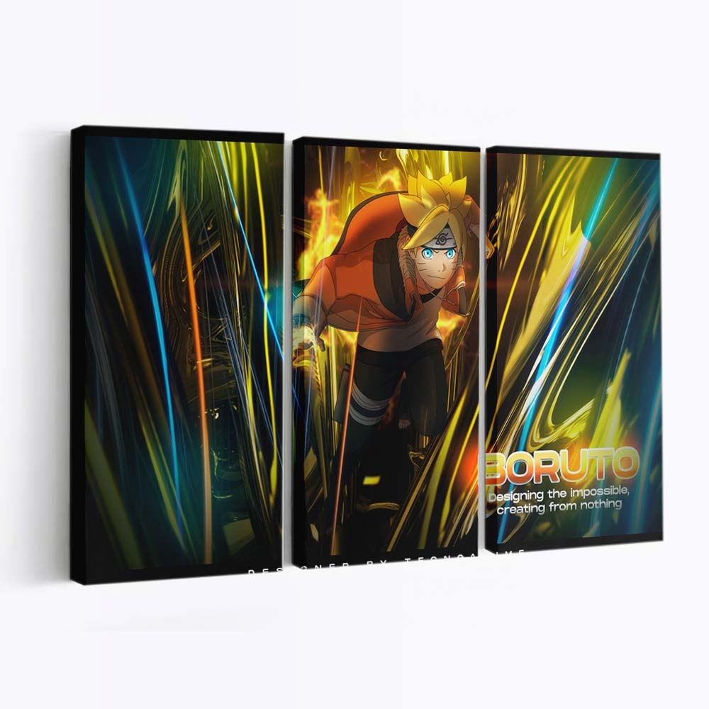 Boruto Naruto Anime - Anime Wandbild - Leinwandbild borutonaruto anime