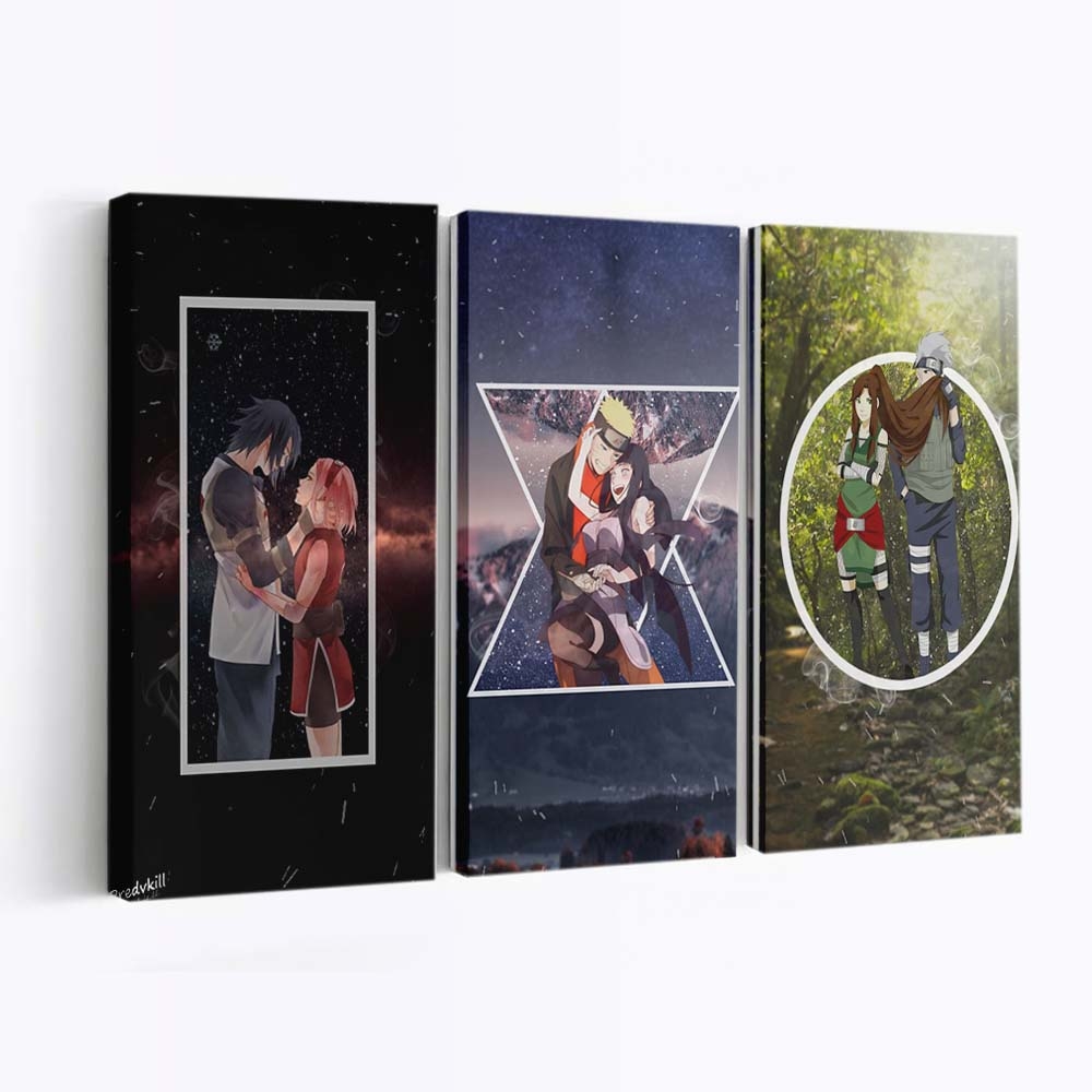 Hatake Kakashi Hyuuga Hinata Naruto Shippuuden Uchiha Sasuke Haruno Sakura - Anime Wandbild - Leinwandbild hatake kakashihyuuga hinatanaruto shippuudenuchiha sasuke2560x1440 pxharuno sakura