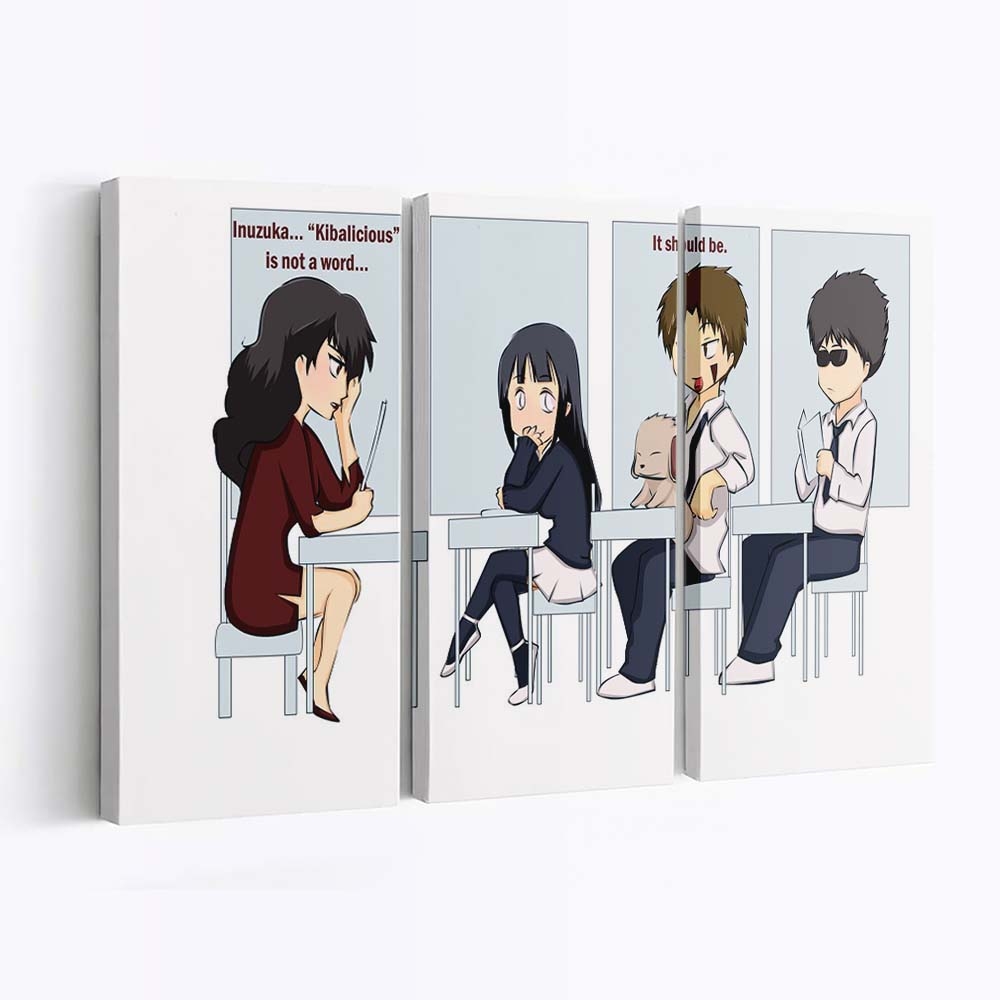 Hyuuga Hinata Aburame Shino Desk Humor Inuzuka Kiba - Anime Wandbild - Leinwandbild hyuuga hinata1570x866 pxaburame shinodeskhumorinuzuka kiba