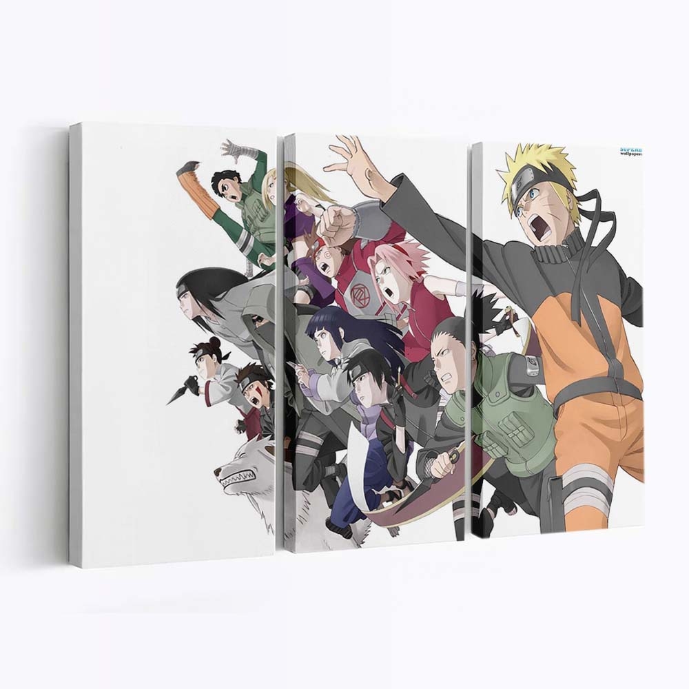 Anime Girls Cartoon Naruto Shippuuden Anime Boys - Anime Wandbild - Leinwandbild illustrationanimeanime girlscartoonnaruto shippuudenanime boys