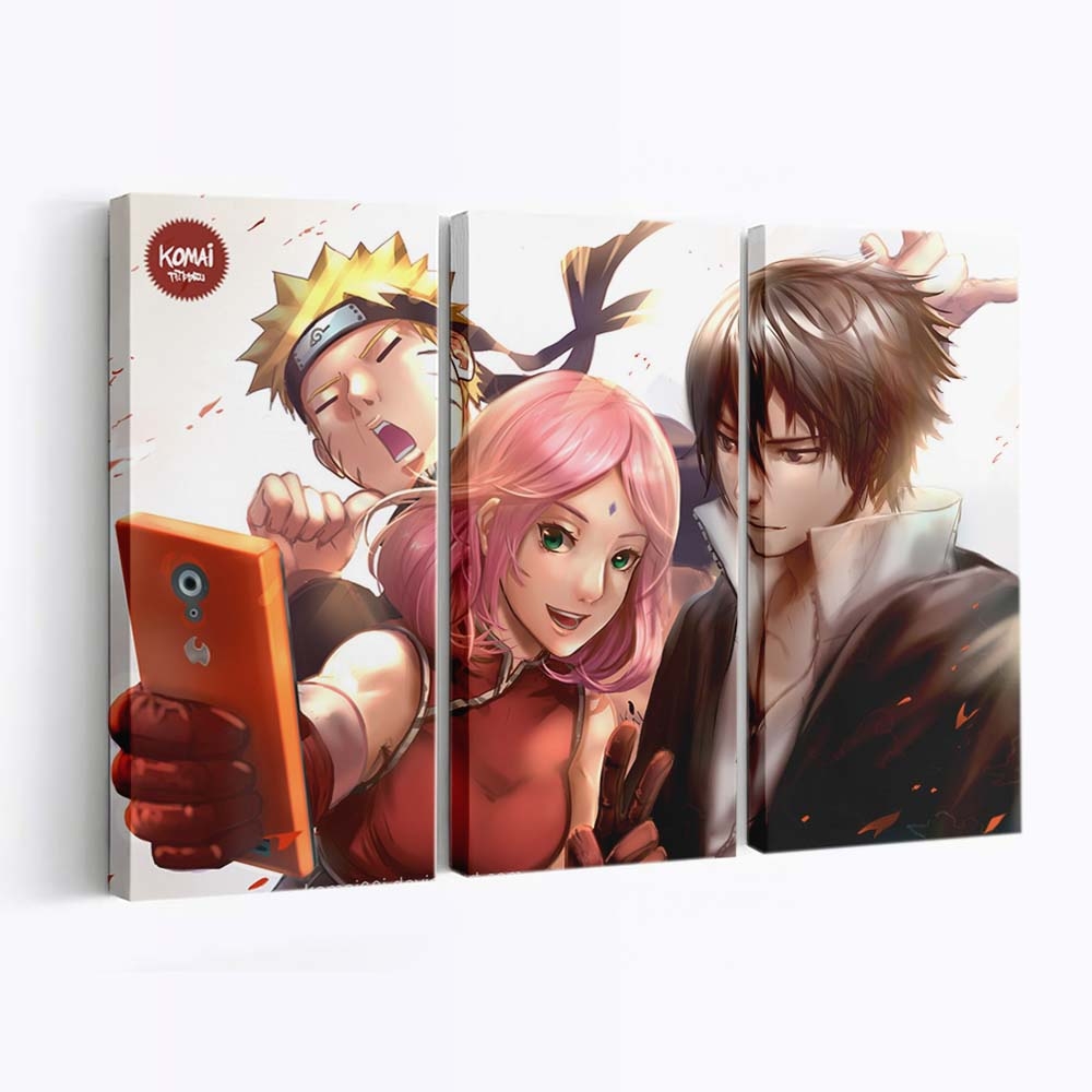 Anime Girls Manga Cartoon Naruto Shippuuden - Anime Wandbild - Leinwandbild illustrationanimeanime girlsmangacartoonnaruto shippuuden