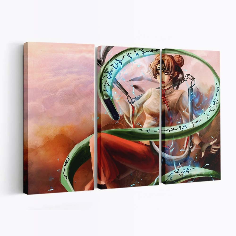 Anime Girls Manga Cartoon Naruto Shippuuden - Anime Wandbild - Leinwandbild illustrationanimeanime girlsmangacartoonnaruto shippuuden 0001