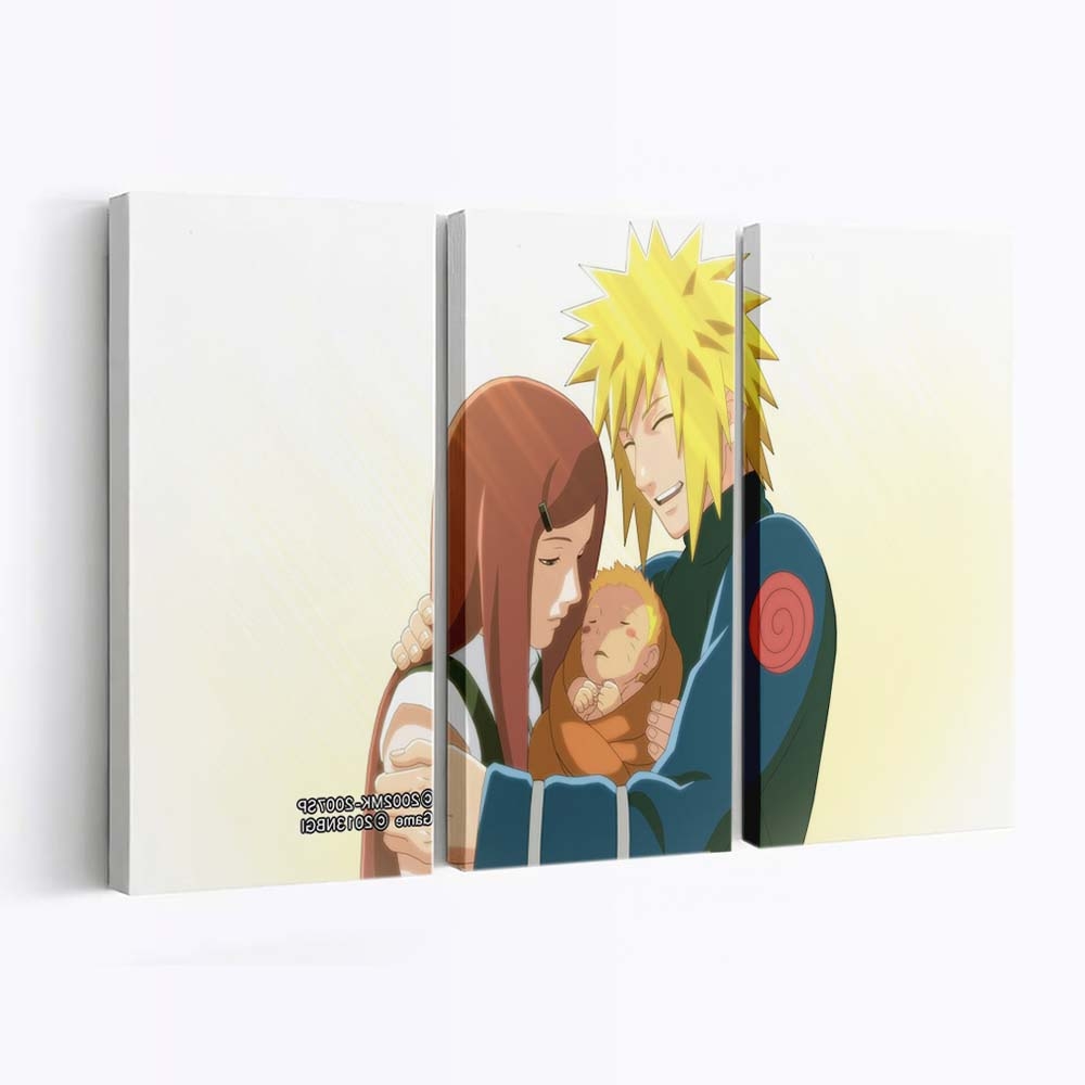 Anime Cartoon Black Hair Naruto Shippuuden Video Games - Anime Wandbild - Leinwandbild illustrationanimecartoonblack hairnaruto shippuudenvideo games