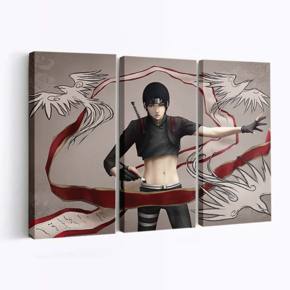 Anime Cartoon Drawing Birds Comics - Anime Wandbild - Leinwandbild illustrationanimecartoondrawingbirdscomics