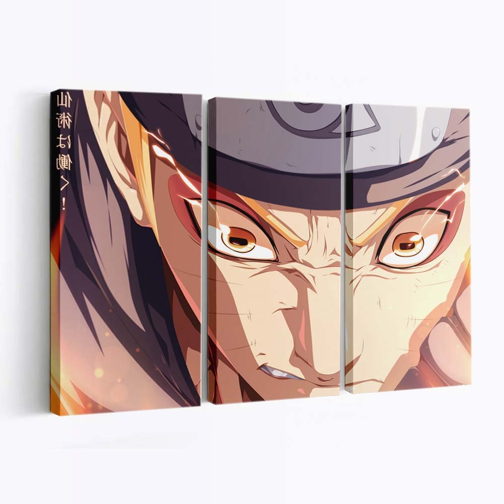 Anime Cartoon Naruto Shippuuden Anime Boys Black Hair - Anime Wandbild - Leinwandbild illustrationanimecartoonnaruto shippuudenanime boysblack hair