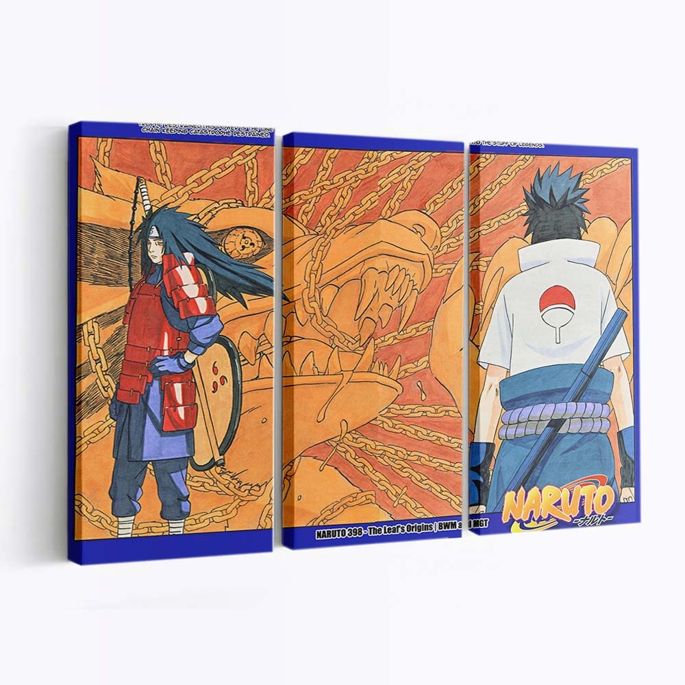 Anime Cartoon Naruto Shippuuden Manga Sharingan - Anime Wandbild - Leinwandbild illustrationanimecartoonnaruto shippuudenmangasharingan