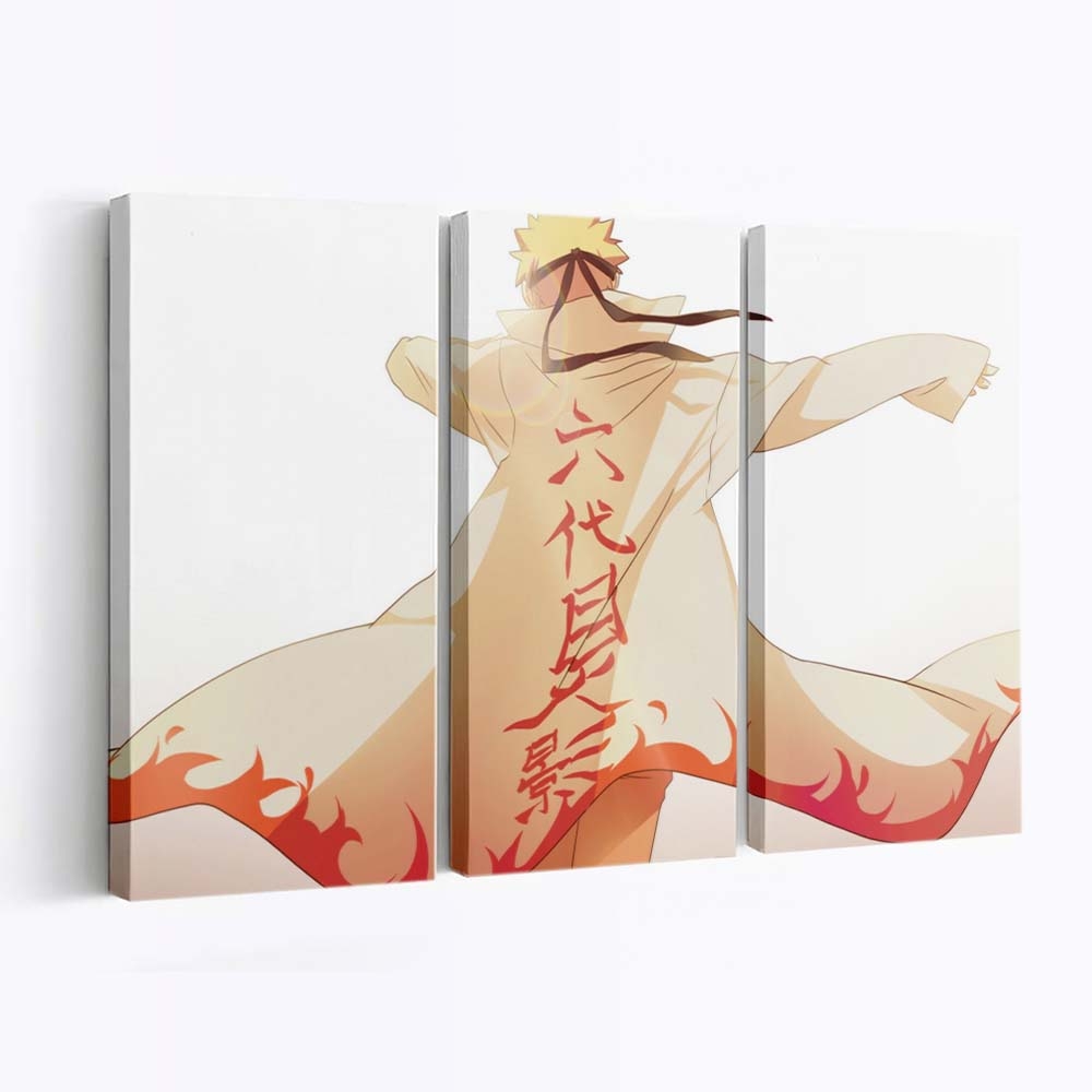 Anime Cartoon Naruto Shippuuden Uzumaki Naruto Hokage - Anime Wandbild - Leinwandbild illustrationanimecartoonnaruto shippuudenuzumaki narutohokage 0001