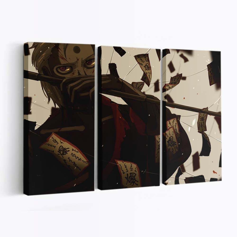 Anime Naruto Shippuuden Akatsuki Comics Hidan - Anime Wandbild - Leinwandbild illustrationanimenaruto shippuudenakatsukicomicshidan