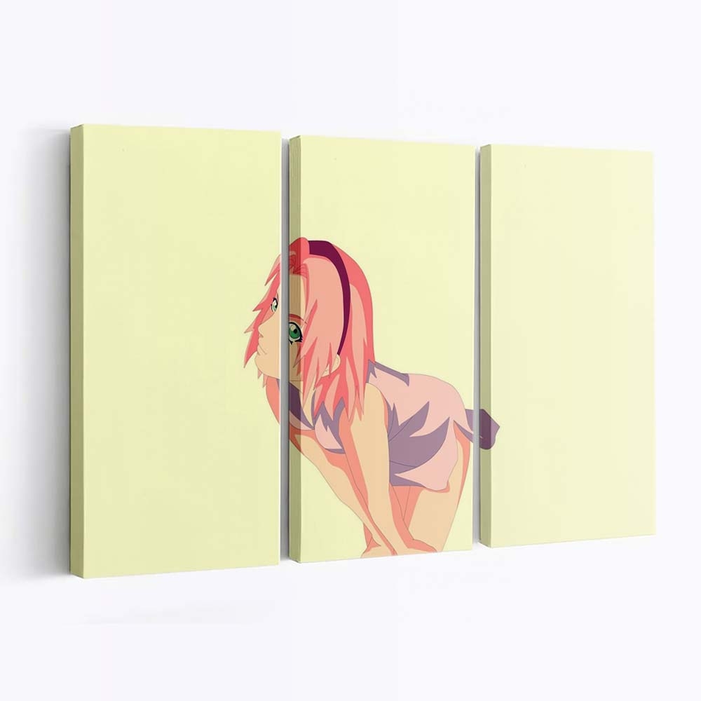 Simple Anime Girls Cartoon Horse - Anime Wandbild - Leinwandbild illustrationsimple backgroundanimeanime girlscartoonhorse