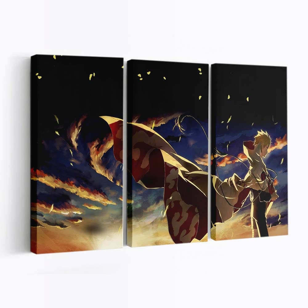 Uzumaki Naruto Hokage - Anime Wandbild - Leinwandbild illustrationuzumaki narutoscreenshotcomputer wallpaperhokage2500x1406