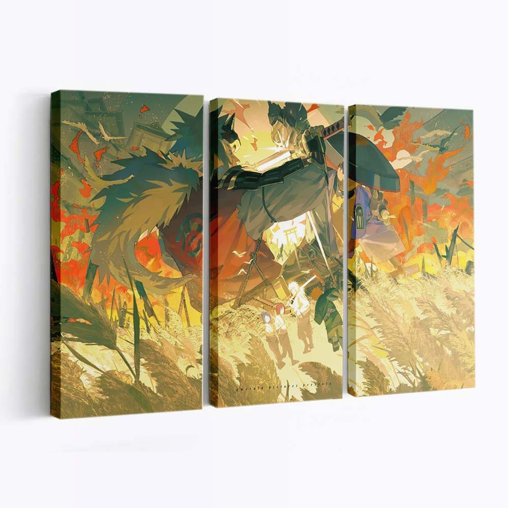 Naruto Anime Jiraiya - Anime Wandbild - Leinwandbild naruto animejiraiya