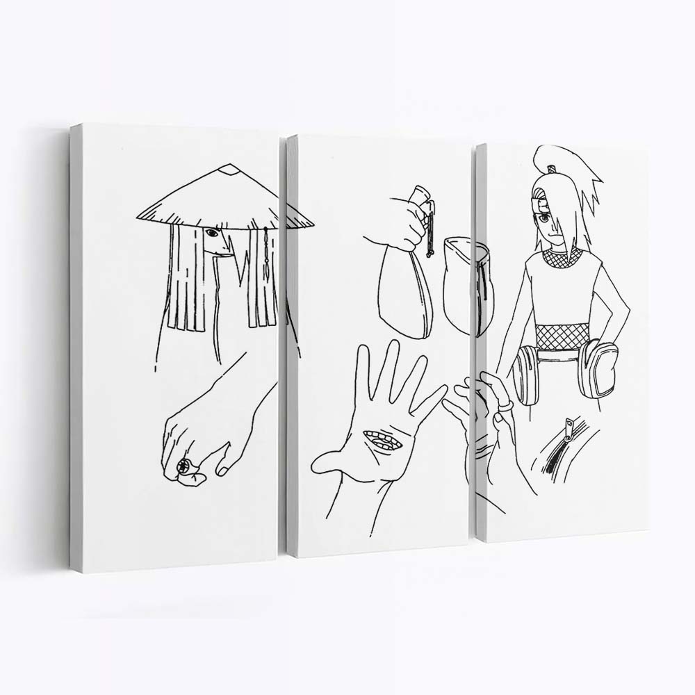 Naruto Anime Shippuden – Die Rückkehr Des Sturms - Anime Wandbild - Leinwandbild naruto animeoutline 0011