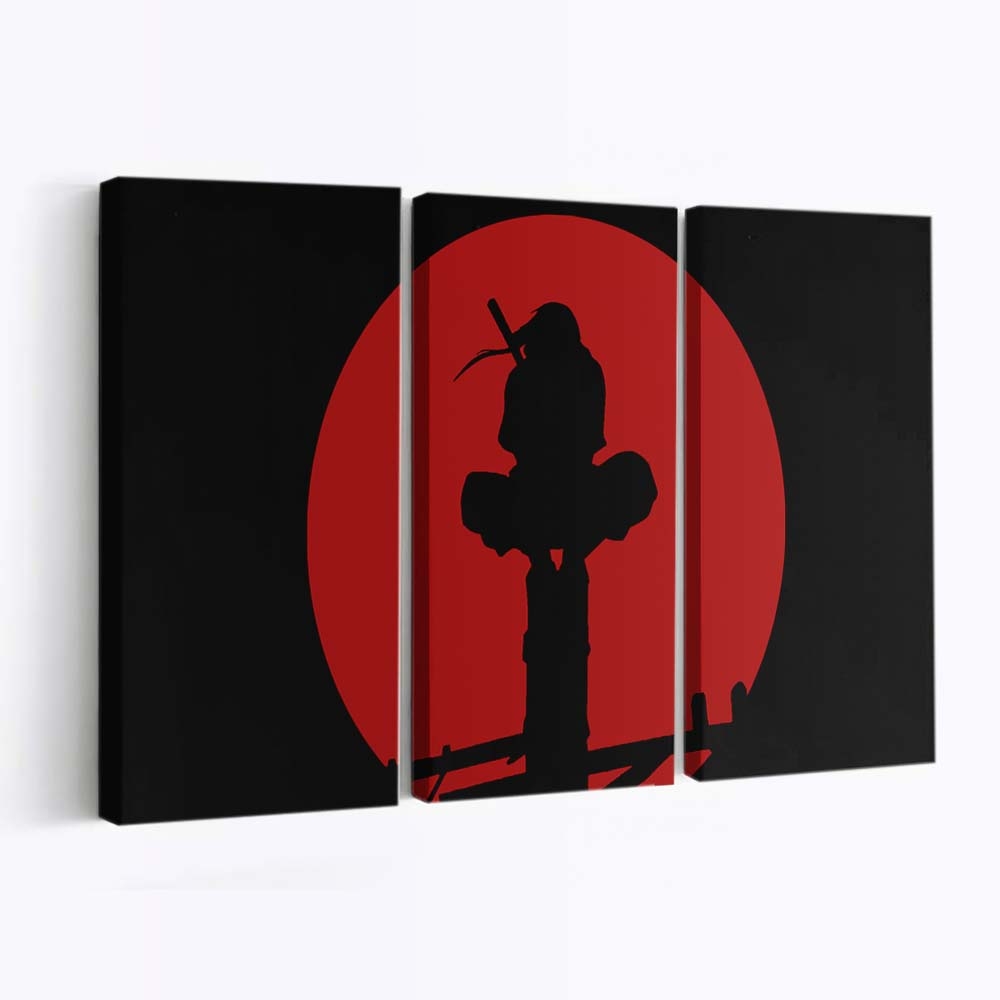 Naruto Anime Uchiha Itachi - Anime Wandbild - Leinwandbild naruto animeuchiha itachi 0001