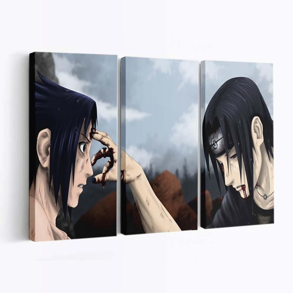 Naruto Anime Uchiha Itachi - Anime Wandbild - Leinwandbild naruto animeuchiha itachi 0002