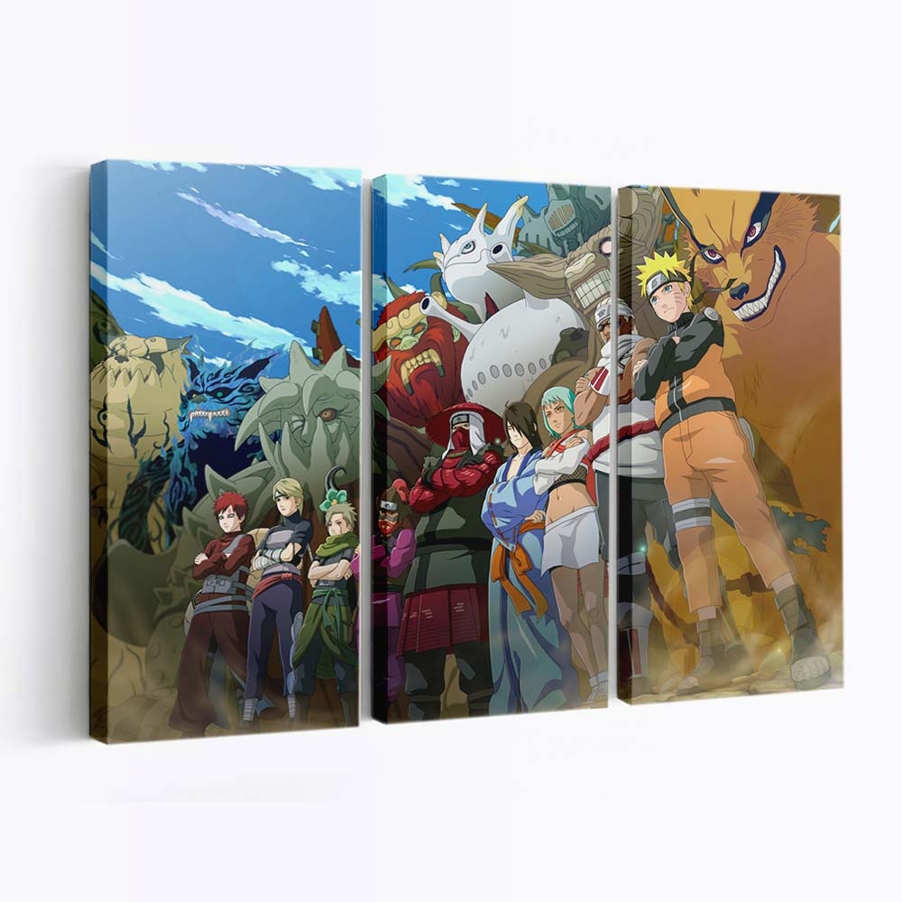 Naruto Anime Uzumaki Naruto - Anime Wandbild - Leinwandbild naruto animeuzumaki naruto