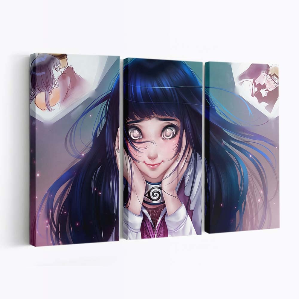Naruto Shippuuden Hinata Hy Ga Naruto Shippuden - Anime Wandbild - Leinwandbild naruto shippuudenhinata hy ga naruto shippuden