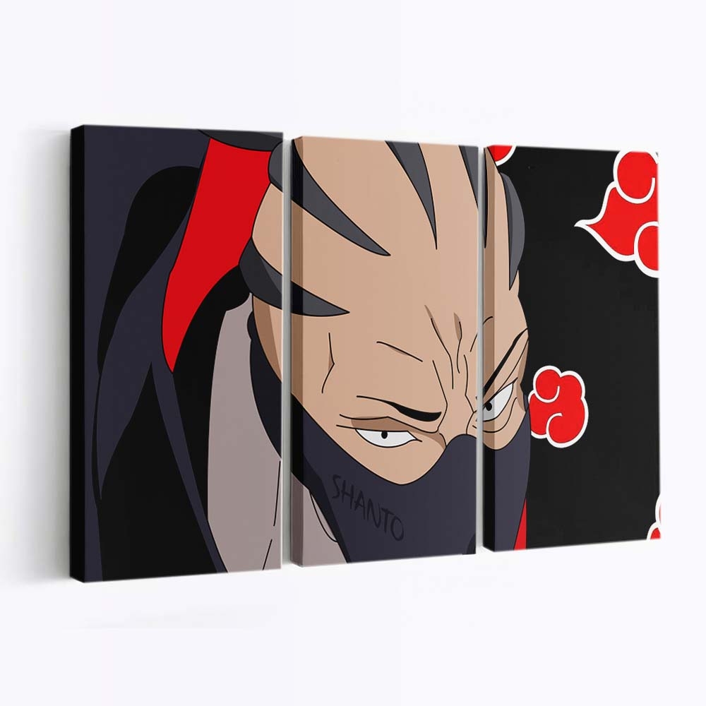 Naruto Shippuuden Sasuri Akatsuki - Anime Wandbild - Leinwandbild naruto shippuudensasuriakatsuki