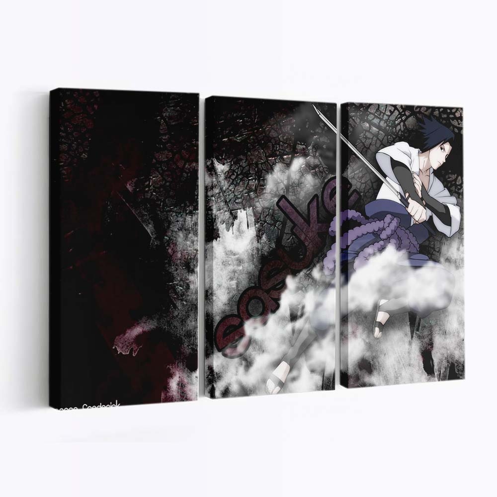 Naruto Shippuuden Uchiha Sasuke Darkness - Anime Wandbild - Leinwandbild naruto shippuudenuchiha sasukescreenshot1680x1050 pxdarknesscomputer wallpaper