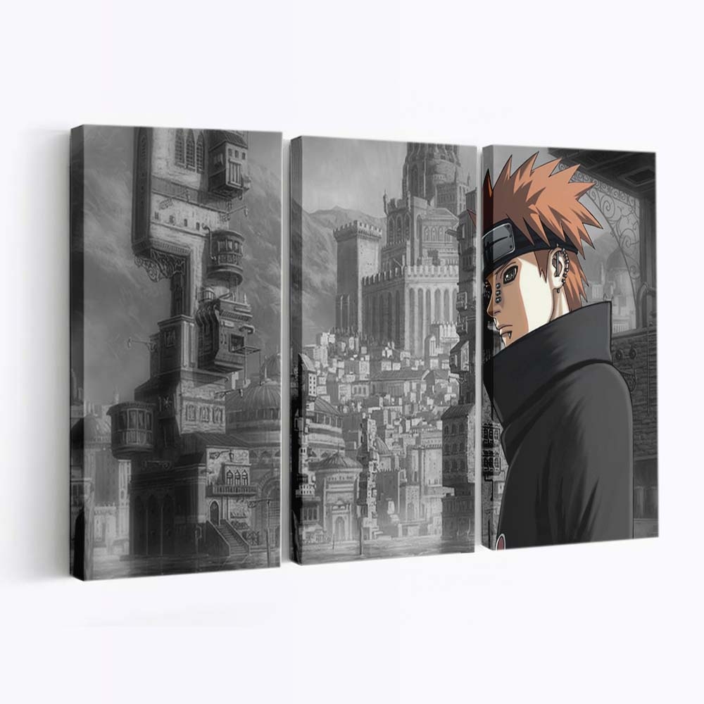 Naruto Shippuuden Uzumaki Nagato Naruto Akatsuki - Anime Wandbild - Leinwandbild naruto shippuudenuzumaki nagatonaruto akatsuki