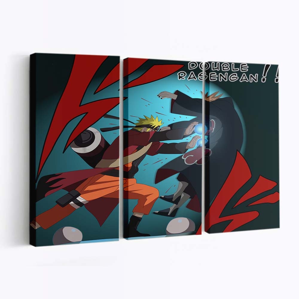 Naruto Shippuuden Uzumaki Naruto Akatsuki Pein Rasengan - Anime Wandbild - Leinwandbild naruto shippuudenuzumaki narutoakatsukipeinrasengan