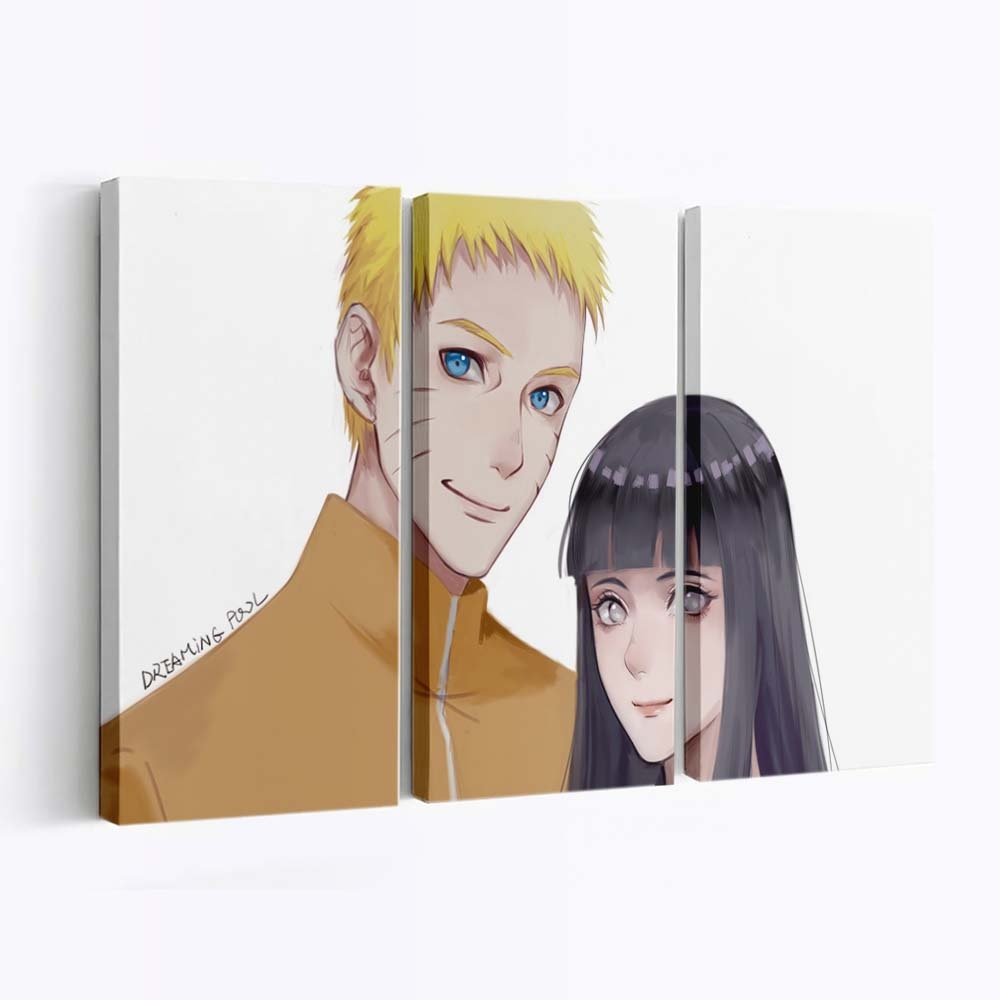 Naruto Shippuuden – Naruto & Hinata: Der Bund Der Herzen - Anime Wandbild - Leinwandbild naruto shippuudenuzumaki narutohinata hy ga naruto shippuden 0001