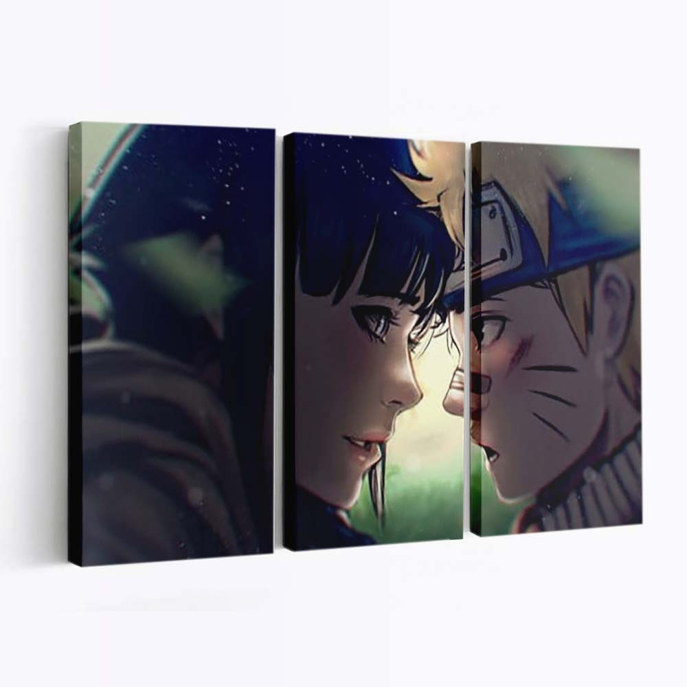 Hinata Hyuga Naruto Uzumaki Naruto - Anime Wandbild - Leinwandbild th 0001hinata hyuga naruto uzumaki hd naruto