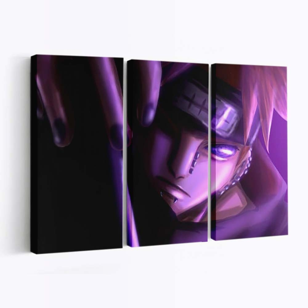 Purple Eyes Pain Naruto - Anime Wandbild - Leinwandbild th 0001purple eyes pain hd naruto