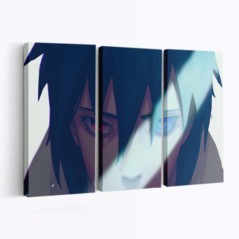 Red Blue Eyes Sasuke Uchiha Naruto - Anime Wandbild - Leinwandbild th 0001red blue eyes sasuke uchiha hd naruto