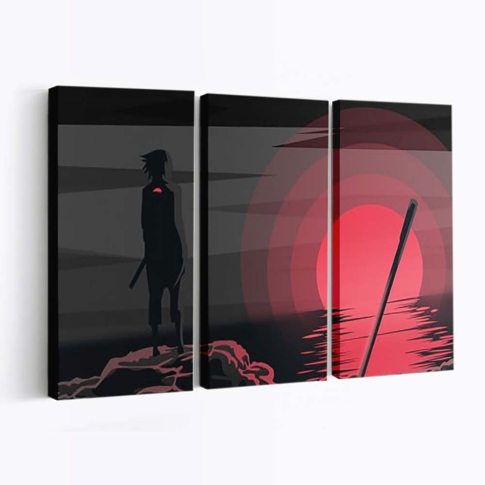 Sasuke Uchiha Naruto - Anime Wandbild - Leinwandbild th 0001sasuke uchiha hd naruto