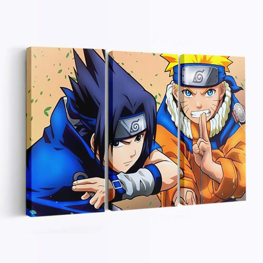 Naruto Uzumaki Sasuke Uchiha Naruto - Anime Wandbild - Leinwandbild th 0003naruto uzumaki sasuke uchiha hd naruto