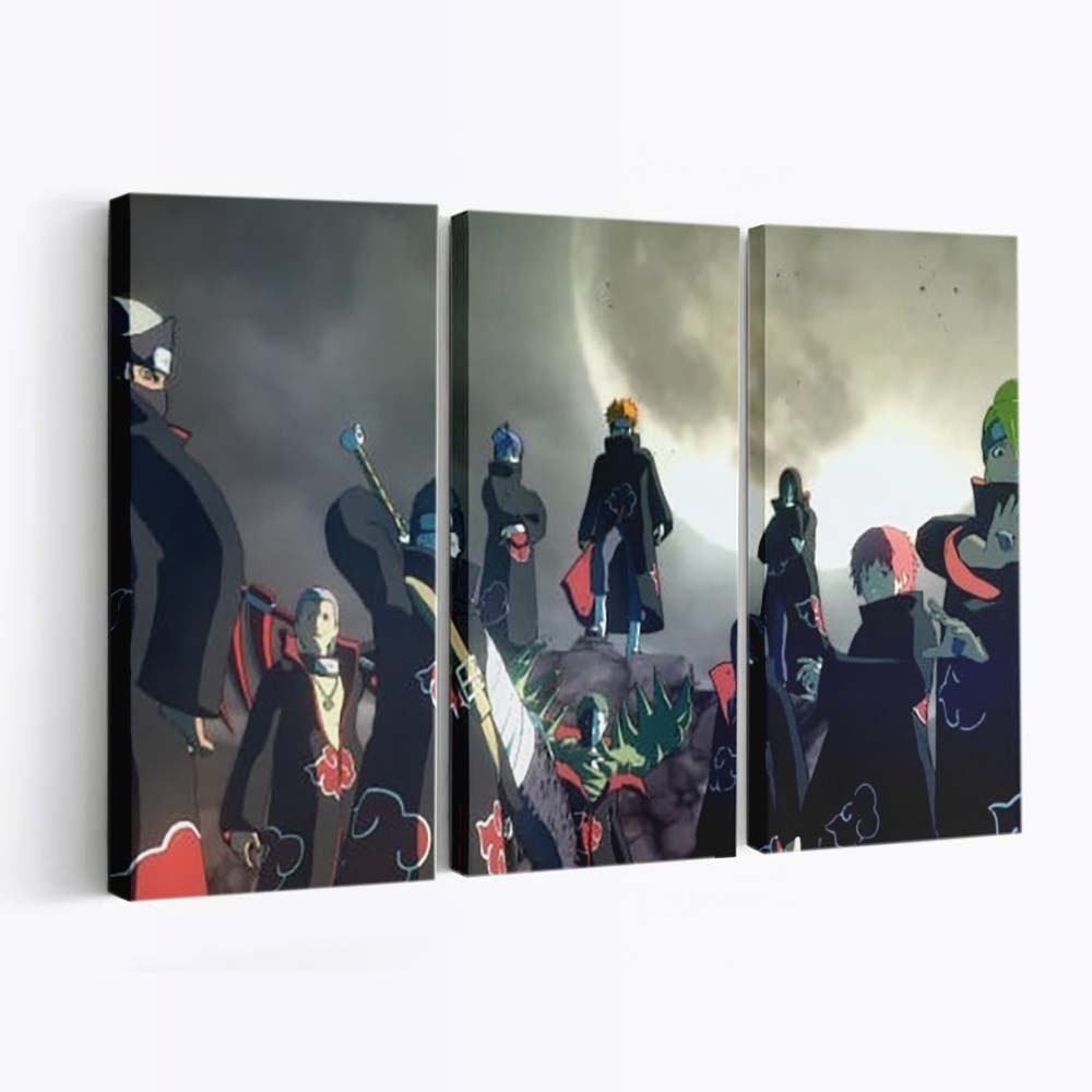 Akatsuki All Characters Anime - Anime Wandbild - Leinwandbild th akatsuki naruto all characters hd anime