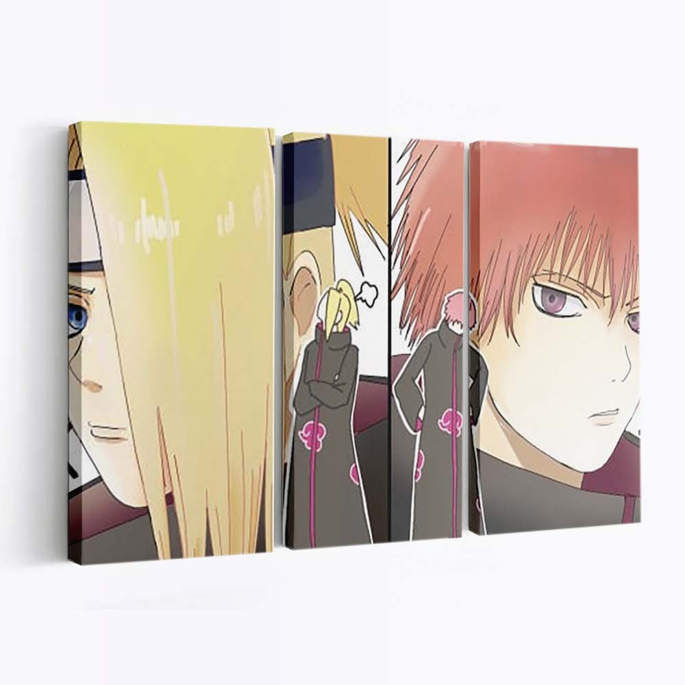 Akatsuki Deidara And Sasori Anime - Anime Wandbild - Leinwandbild th akatsuki naruto deidara and sasori hd anime
