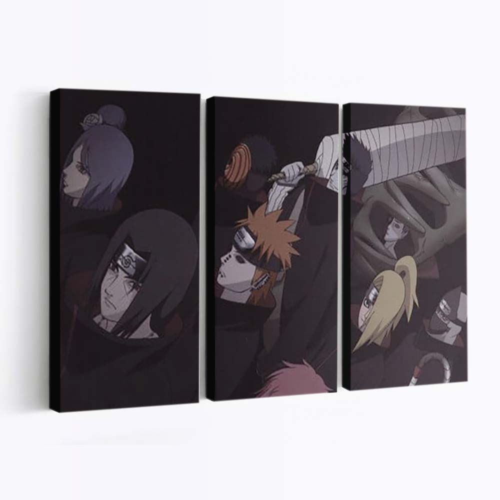 Akatsuki Kisame Hoshigaki Jugo Kakuzu Anime - Anime Wandbild - Leinwandbild th akatsuki naruto kisame hoshigaki jugo kakuzu hd anime