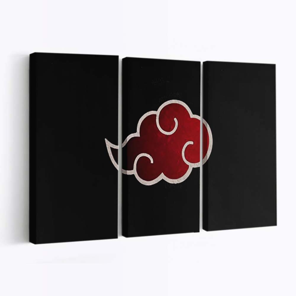 Akatsuki Symbol – Das Rote Wolkenzeichen Als Sinnbild Der Rebellion - Anime Wandbild - Leinwandbild th akatsuki naruto symbol 1 hd anime