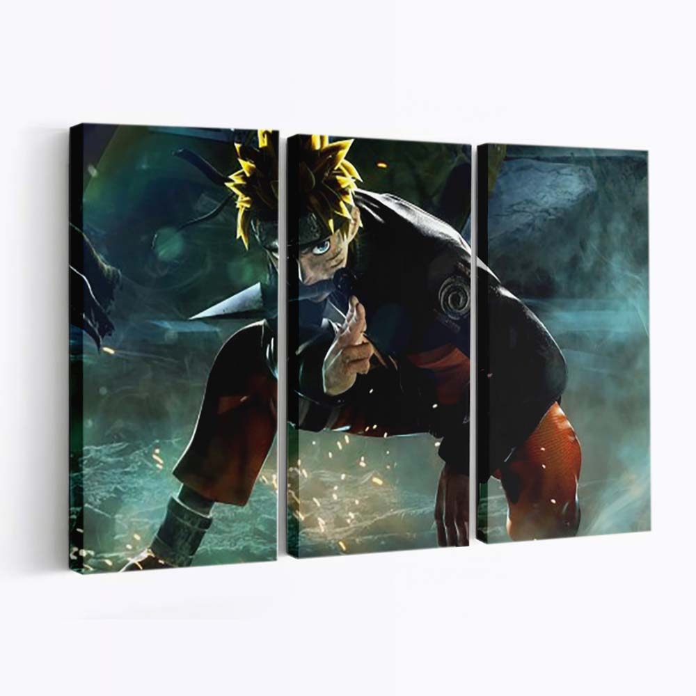 Blue Eyes Uzumaki Naruto Naruto - Anime Wandbild - Leinwandbild th blue eyes uzumaki naruto hd naruto