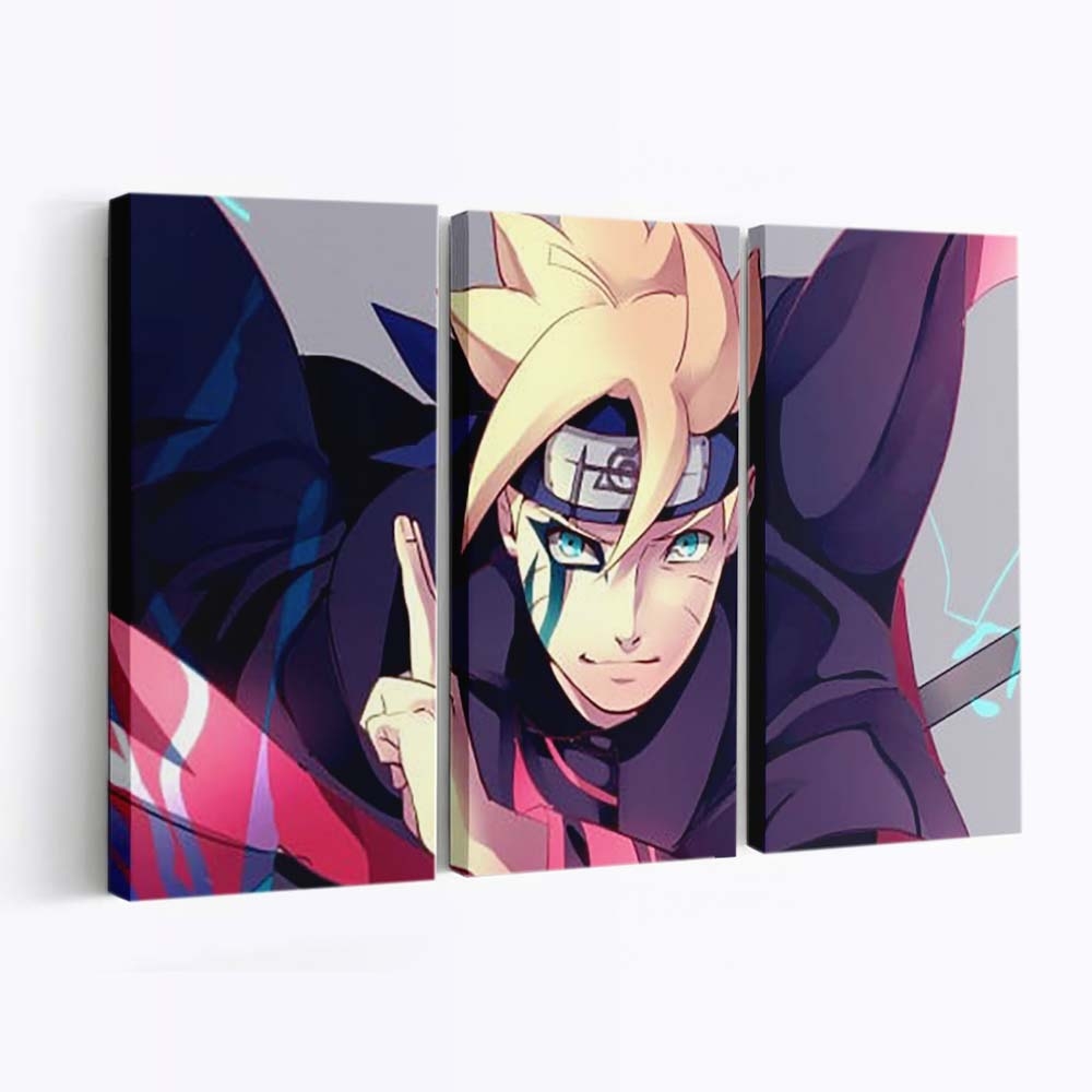 Blue Eyes Yellow Hair Boruto Uzumak Naruto Naruto - Anime Wandbild - Leinwandbild th blue eyes yellow hair boruto uzumak naruto hd naruto