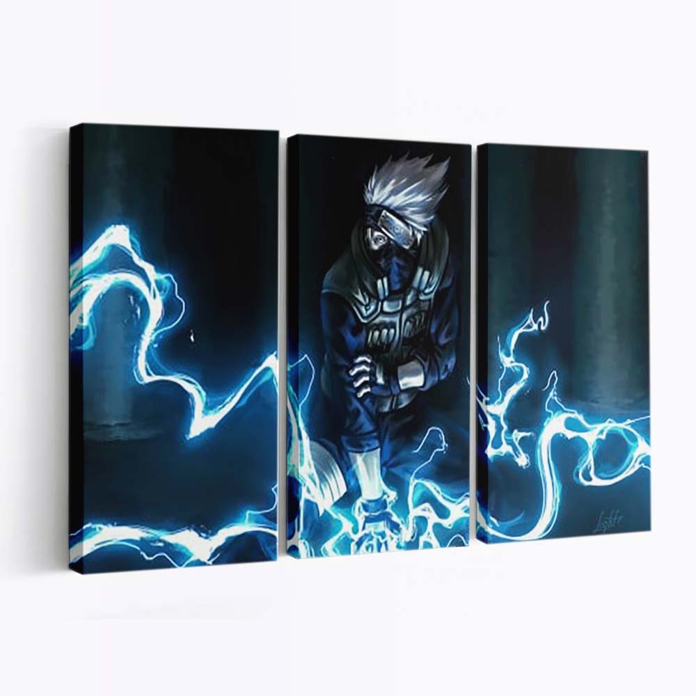 Kakashi Hatake Smoke Naruto - Anime Wandbild - Leinwandbild th kakashi hatake smoke 4k hd naruto