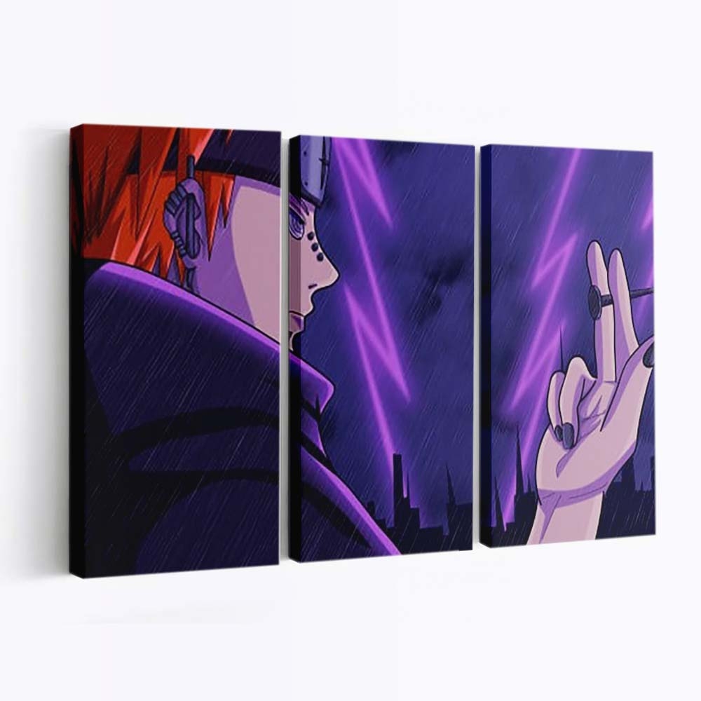Naruto Pain Purple Naruto - Anime Wandbild - Leinwandbild th naruto%3B pain%3B purple%3B background hd naruto