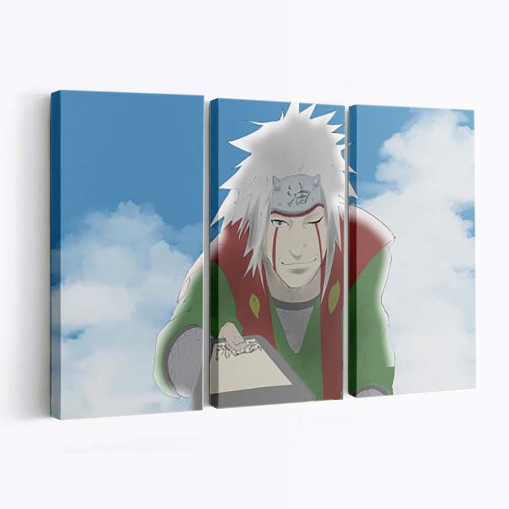 Naruto Jiraiya - Anime Wandbild - Leinwandbild th naruto jiraiya 4k 8k hd