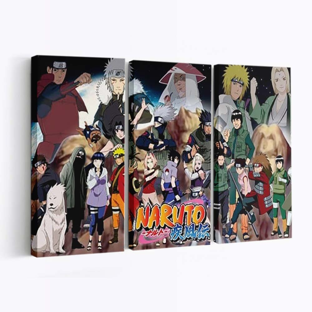 Naruto Uzumaki Kakashi Hatake Itachi Uchiha Sakura Haruno Gaara Hinata Hyuga Madara Uchiha Sasuke Uc - Anime Wandbild - Leinwandbild th naruto uzumaki kakashi hatake itachi uchiha sakura haruno gaara hinata hyuga madara uchiha sasuke uc