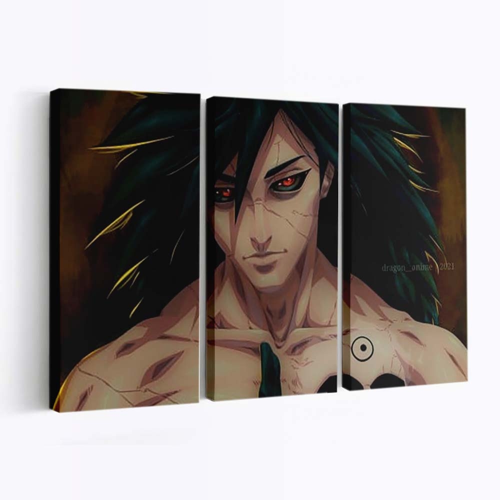 Red Eyes Madara Uchiha Naruto - Anime Wandbild - Leinwandbild th red eyes madara uchiha hd naruto