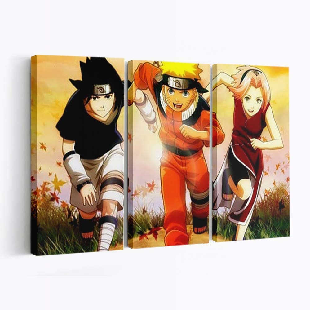 Sasuke Naruto And Sakura Ultra Tapeta Naruto - Anime Wandbild - Leinwandbild th sasuke naruto and sakura ultra tapeta hd naruto